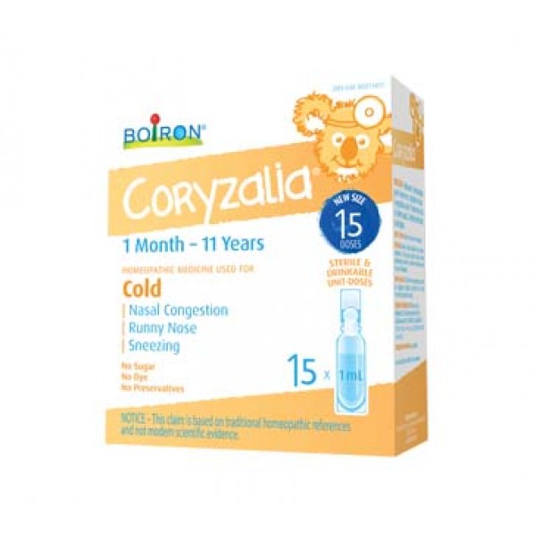 Coryzalia for Children 15x1ml (Boiron)